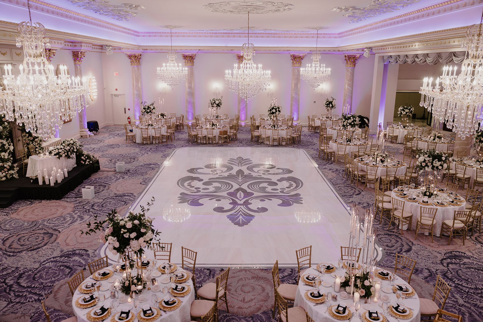 La Grande ballroom at Lucien's Manor